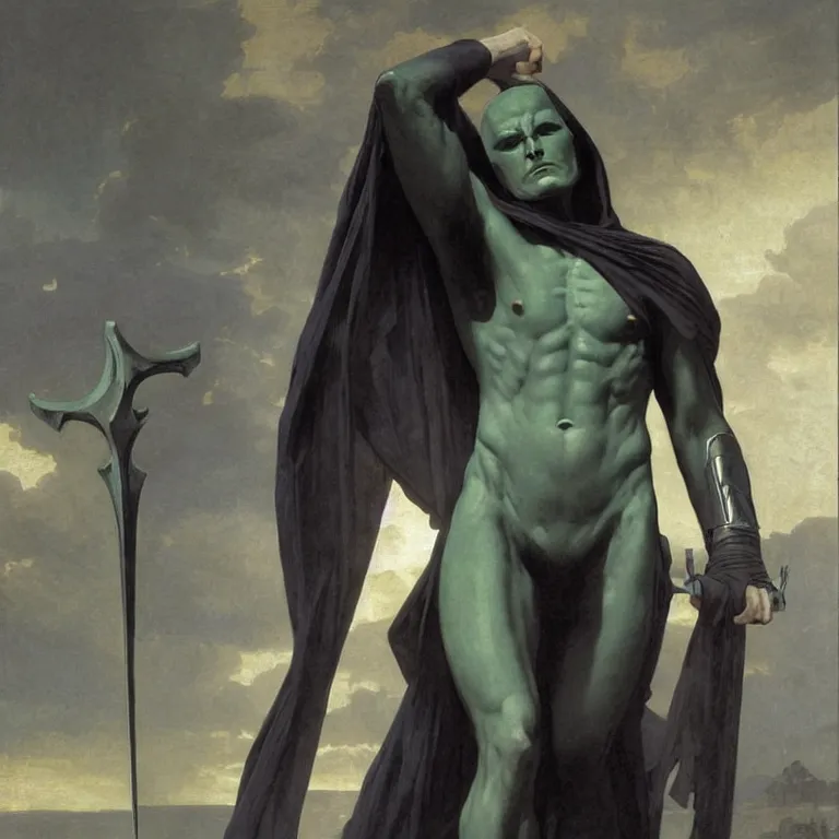 Prompt: Ronan the Accuser from Marvel by William Adolphe Bouguereau
