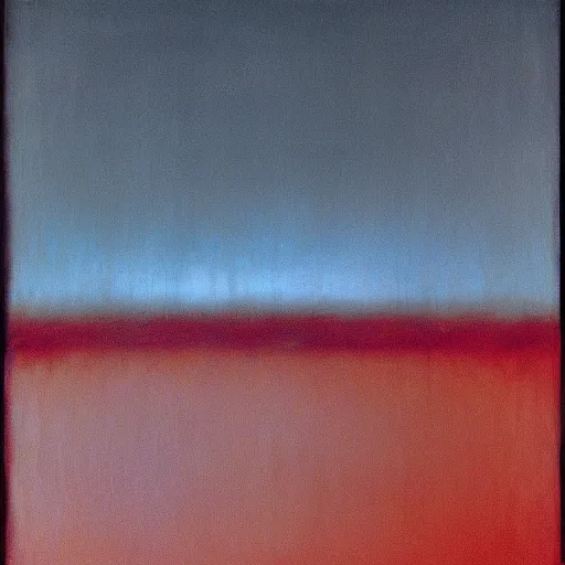 Image similar to the abstract painting'arctic void ', by caspar david friedrich, by rothko