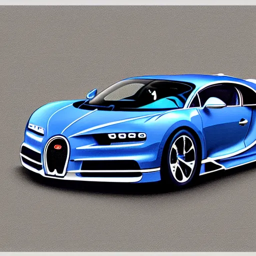 Image similar to bugatti chiron drawn by leonardo da vinci