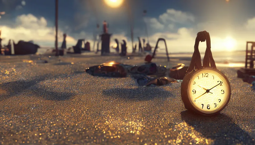 Prompt: melting clocks hanging out to dry on the beach, 8 k ultra realistic, lens flare, atmosphere, glow, detailed, intricate, full of colour, cinematic lighting, trending on artstation, 4 k, hyperrealistic, focused, extreme details, unreal engine 5, cinematic, masterpiece