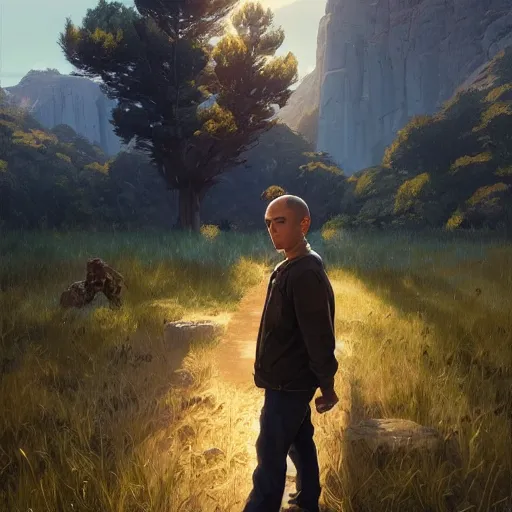 Image similar to highly detailed portrait malcolm in the middle, in gta v, stephen bliss, unreal engine, fantasy art by greg rutkowski, loish, rhads, ferdinand knab, makoto shinkai and lois van baarle, ilya kuvshinov, rossdraws, tom bagshaw, global illumination, radiant light, detailed and intricate environment