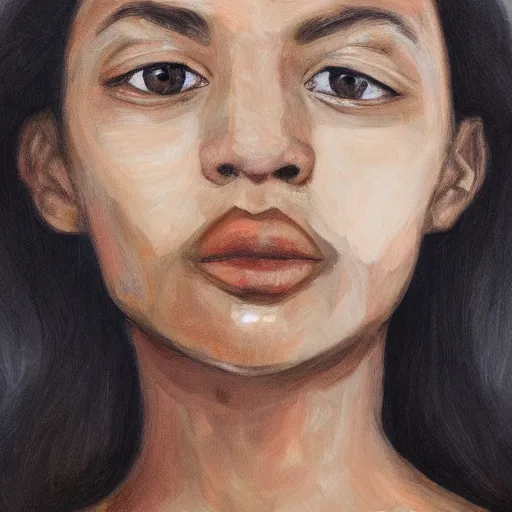 Image similar to a portrait of a woman with Perfect Facial Features