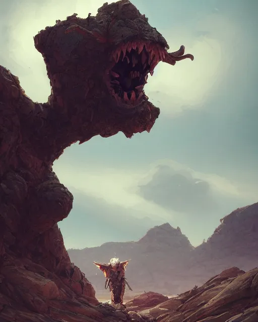 Prompt: A screaming rock golem posing in a a desert, rage, full body, fantasy art, in the style of greg rutkowski, illustration, epic, fantasy, intricate, hyper detailed, artstation, concept art, smooth, sharp focus, ray tracing, vibrant