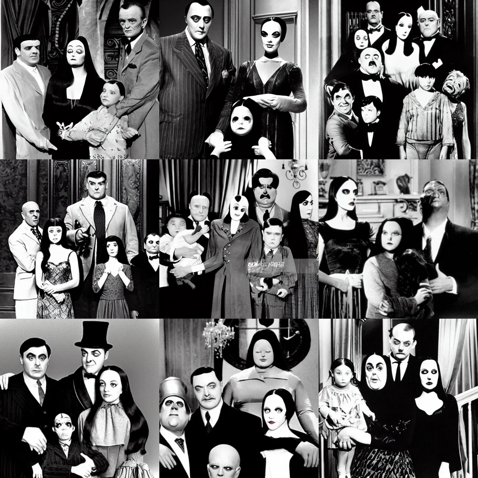 Prompt: the addams family lost episode production still