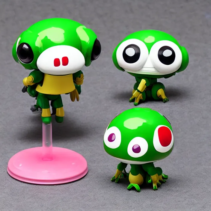 Image similar to Keroro Gunso Sgt. Frog nendoroid kawaii chibi Tomas Sanchez Simon Stålenhag