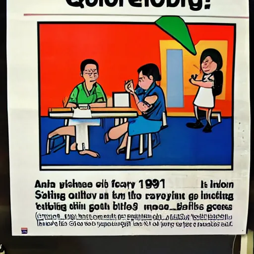 Image similar to a 1 9 9 0 s singaporean public education poster about quitting gambling