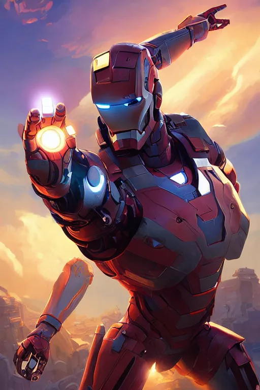 Prompt: epic russian iron man portrait stylized as fornite style game design fanart by concept artist gervasio canda, behance hd by jesper ejsing, by rhads, makoto shinkai and lois van baarle, ilya kuvshinov, rossdraws global illumination radiating a glowing aura global illumination ray tracing hdr render in unreal engine 5