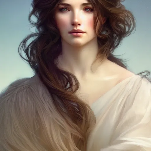 Prompt: a half woman half shetland sheepdog, elegant, highly detailed, digital painting, concept art, smooth, sharp focus, illustration, art by artgerm and greg rutkowski and alphonse mucha,artstation,deviantart,FAN ART,Unreal Engine,face enhance,8K,golden ratio,cinematic lighting H 704