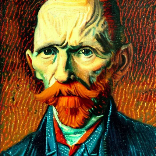 Prompt: uncle mcdonald, von gogh