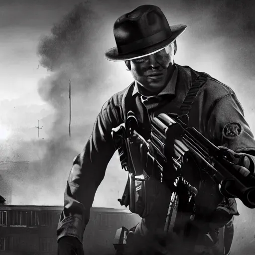 Prompt: new film noir call of duty game