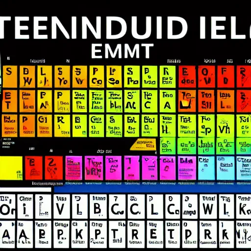 Image similar to periodic table of elements