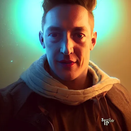 Image similar to neville goddard, huggy wuggy from poppy playtime video game, fullbody, ultra high detailed, glowing lights, oil painting, greg rutkowski, charlie bowater, beeple, unreal 5, daz, hyperrealistic, octane render, rpg portrait, dynamic lighting, fantasy art, beautiful face