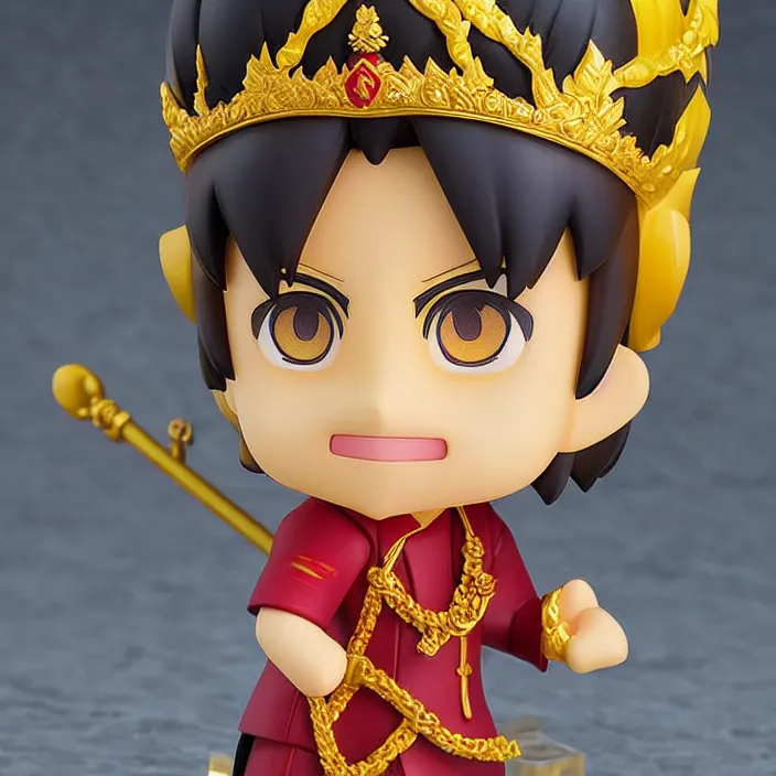 Image similar to Min Aung Hlaing from Myanmar, An anime Nendoroid of dictator Min Aung Hlaing from Myanmar , figurine, detailed product photo