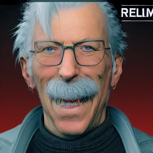 Image similar to the incredible dr. pol in final fantasy vii remake, hair in a ponytail, character render, full body shot, highly detailed, in game render