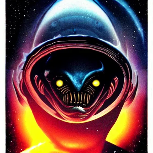 Prompt: alien poster art by imagine effects