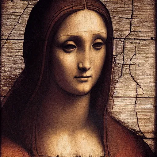 Image similar to woman by leonardo da vinci