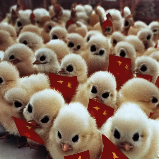 Image similar to communist baby chicks constructivism