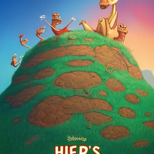 Image similar to Help, we're stuck in an anthill!, movie poster, artwork by Cory Loftis