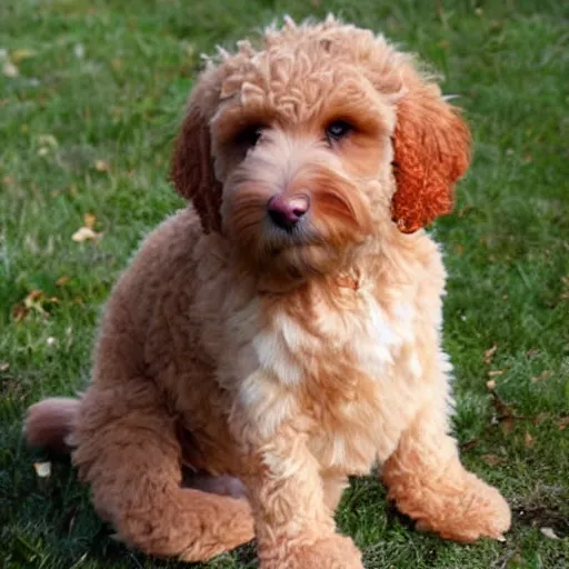 Prompt: labradoodle mixed with falkore