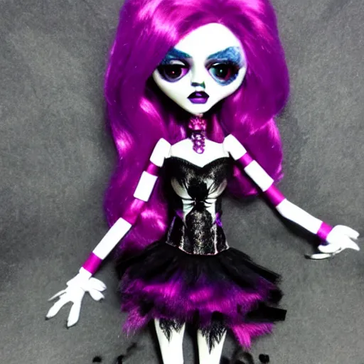 Image similar to monster high haunt couture doll, photography, hd, award winning photo.