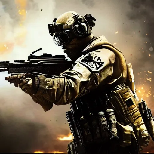 Image similar to a Call of Duty Black Ops menu starring a M4 rifle in-game