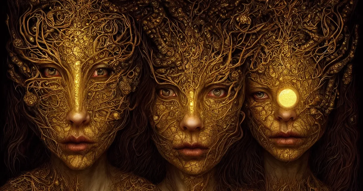 Prompt: epic professional digital art of hungry eyes eerie dim gold lighting, painted, intricate, detailed, detailed, foreboding, by leesha hannigan, wayne haag, reyna rochin, ignacio fernandez rios, mark ryden, iris van herpen, hdr, epic, stunning, gorgeous, much wow, cinematic, masterpiece