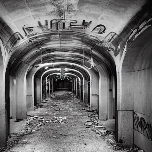 an abandoned art deco subway station | Stable Diffusion | OpenArt