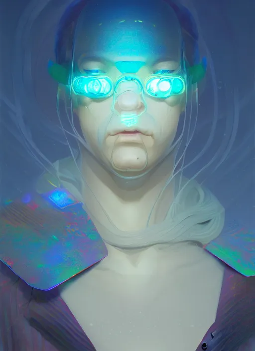 Prompt: illustration of hologram of a cuttlefish, science fantasy, extremely detailed, holographic, smooth, digital illustration, by, kuvshinov ilya, james jean, by rossdraws, frank franzzeta, sakimichan, jeremy lipking