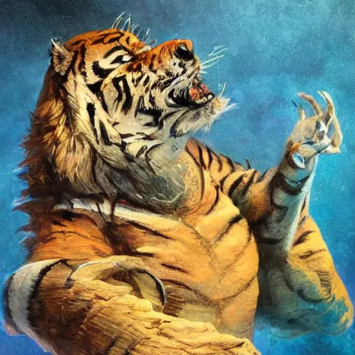 Image similar to an aesthetic award winning commission of a male anthro tiger singing on a spaceship,digital art,art by greg rutkowski,ross tran,character design by charles bowater,artgerm,hyperdetailed body,detailed face,beautiful,artstation,deviantart,stylish,space themed