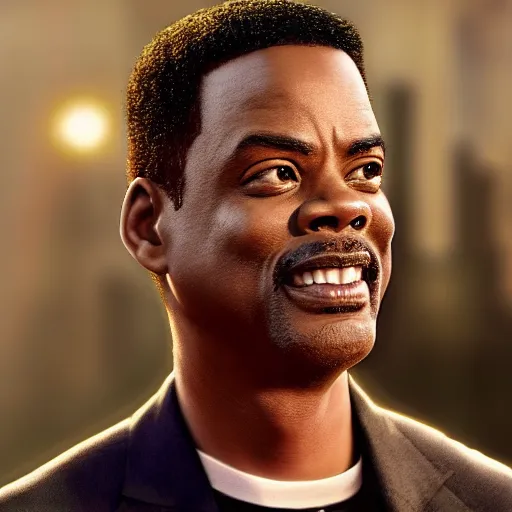 Prompt: chris rock is seen face slapping will smith, shadow harsh lights, dramatic scene, hyper detailed, digital art, trending in artstation, cinematic lighting, studio quality, smooth render, unreal engine 5 rendered, octane rendered