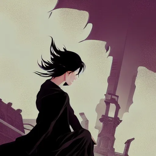 Prompt: kelsier, mistborn. clean cel shaded vector art. shutterstock. behance hd by lois van baarle, artgerm, helen huang, by makoto shinkai and ilya kuvshinov, rossdraws, illustration, art by ilya kuvshinov