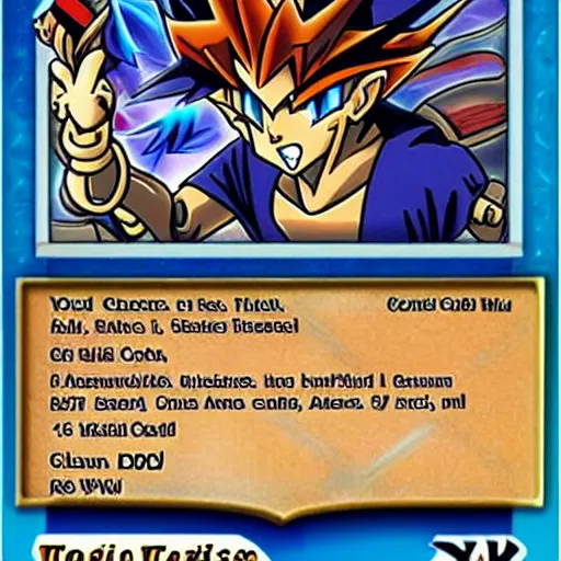 Prompt: toon world yugioh card