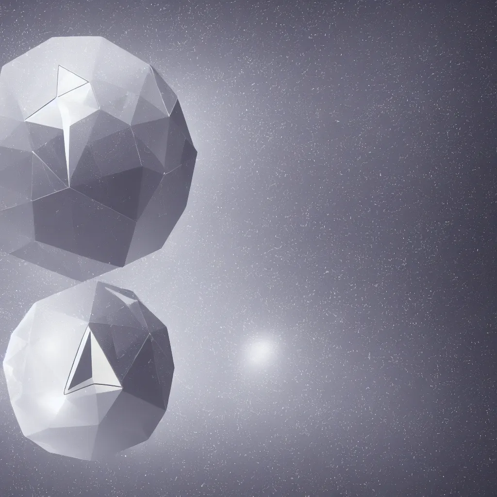 Prompt: a picture of an ethereum ball, ethereum!!!! logo, 3 d render by adam szentpetery, reddit contest winner, computer art, rendered in cinema 4 d maya vfxfriday