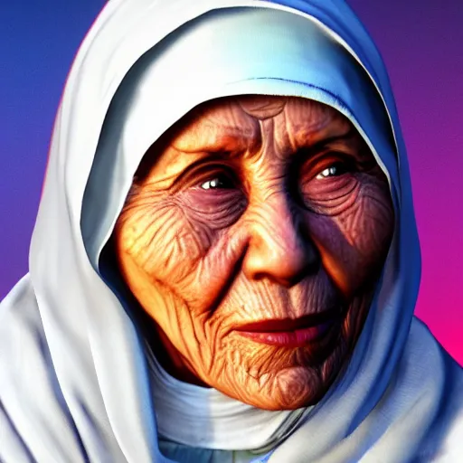 Prompt: Mother Theresa as a gangster in GTA5 8k hyperdetailed photorealism ultra high quality