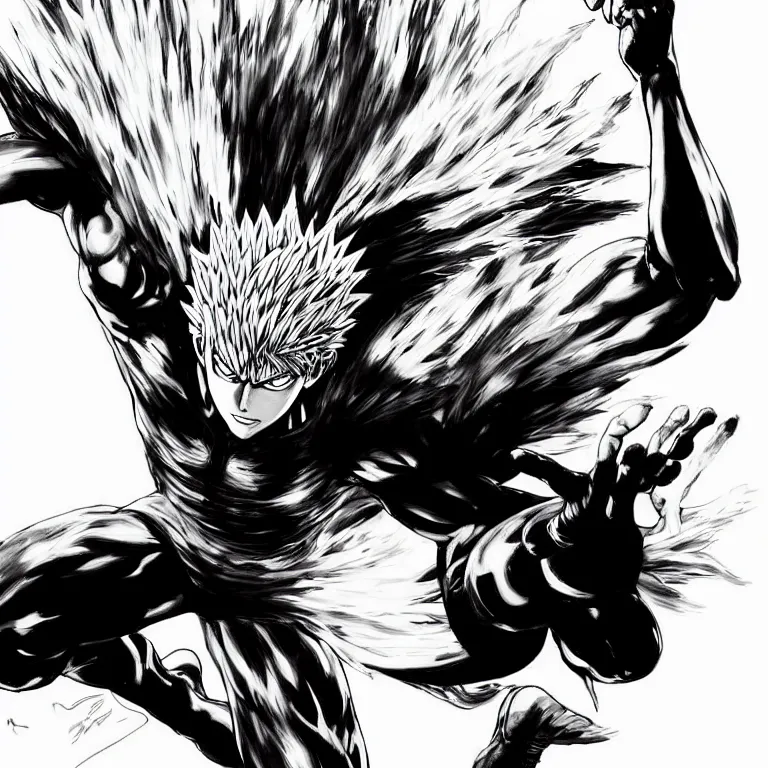 Cosmic garou god form, anime style, masterpiece, detailed, 4k