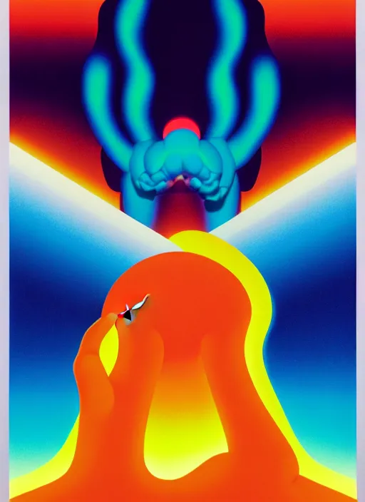 Image similar to flames by shusei nagaoka, kaws, david rudnick, airbrush on canvas, pastell colours, cell shaded!!!, 8 k