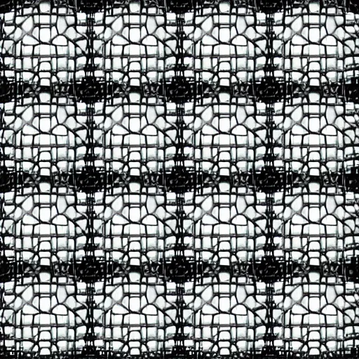 Prompt: cybernetic lattice texture