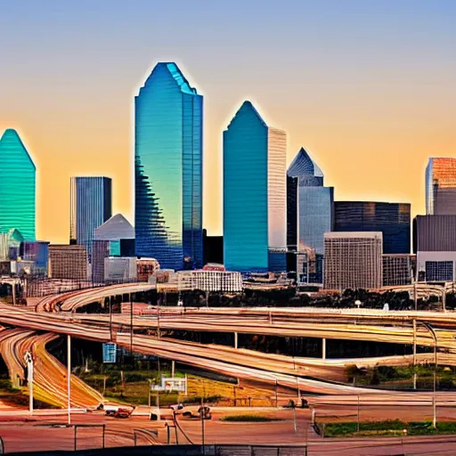 Image similar to dallas texas in the year 2 0 4 0