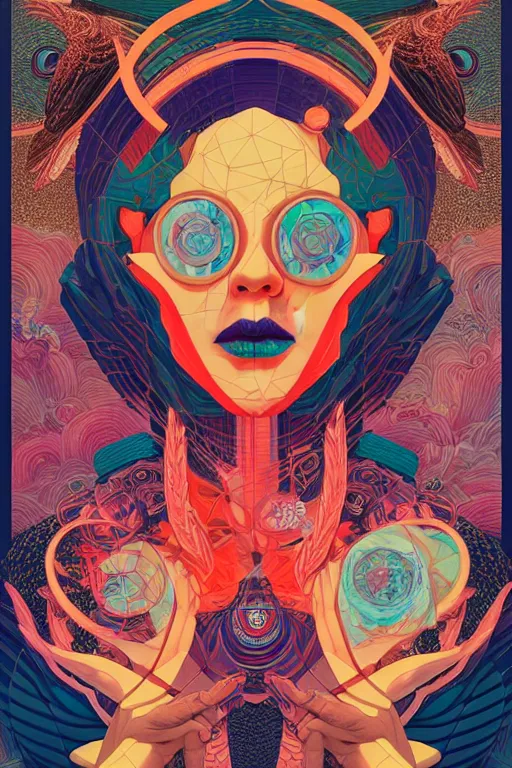 Image similar to portrait of godel's completeness theorem, by tristan eaton, victo ngai, peter mohrbacher, artgerm,