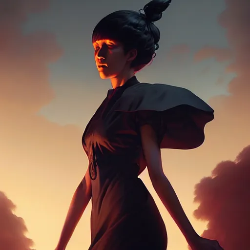 Image similar to bruffindust, by tom bagshaw and ilya kuvshinov, rtx rendering, octane render 1 2 8 k, maya, extreme high intricate details by wlop, digital anime art by ross tran, medium shot, composition by sana takeda, dramatic lighting by greg rutkowski