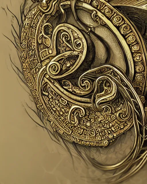 Prompt: close up shot of an amulet, d & d, fantasy, intricate, elegant, highly detailed, digital painting, artstation, concept art, smooth, sharp focus, illustration, in the style of realistic digital art