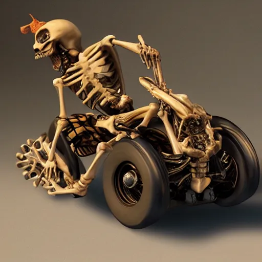 Prompt: mr bones wild ride in ultrarealistic detail, 8k
