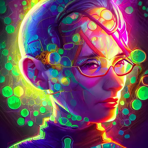 Image similar to skill magic geek inside matrix deepdream radiating a glowing aura stuff loot legends stylized digital illustration video game icon artstation lois van baarle, ilya kuvshinov, rossdraws,