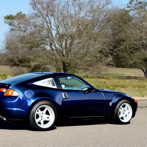 Prompt: navy blue fairlady z