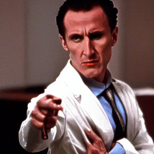 Prompt: Julien Rochedy in American Psycho (1999)