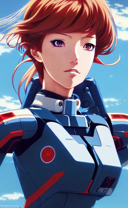 Prompt: An anime portrait of beautiful FEMALE PILOT still from Robotech 1985 by Stanley Artgerm Lau ,WLOP , Ilya Kuvshinov , James Jean , Andrei Riabovitchev symmetrical