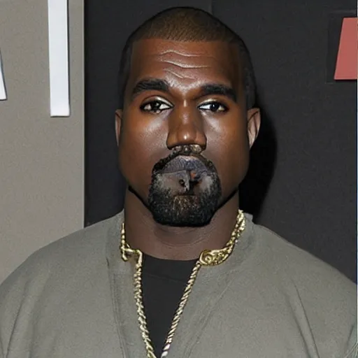 Image similar to kanye west with white skin