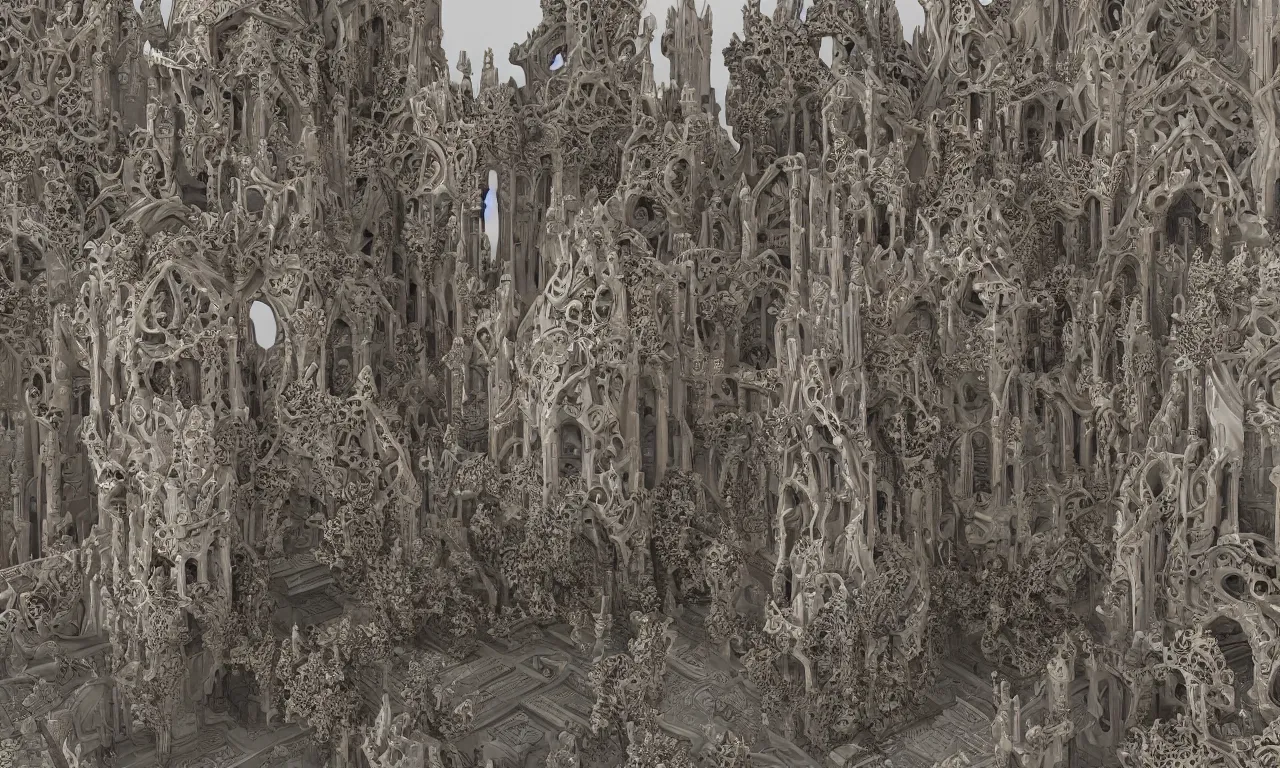 Prompt: Andrew's Base, in the style of Gaudi, artstation, hyper realistic, highly detailed, 4K