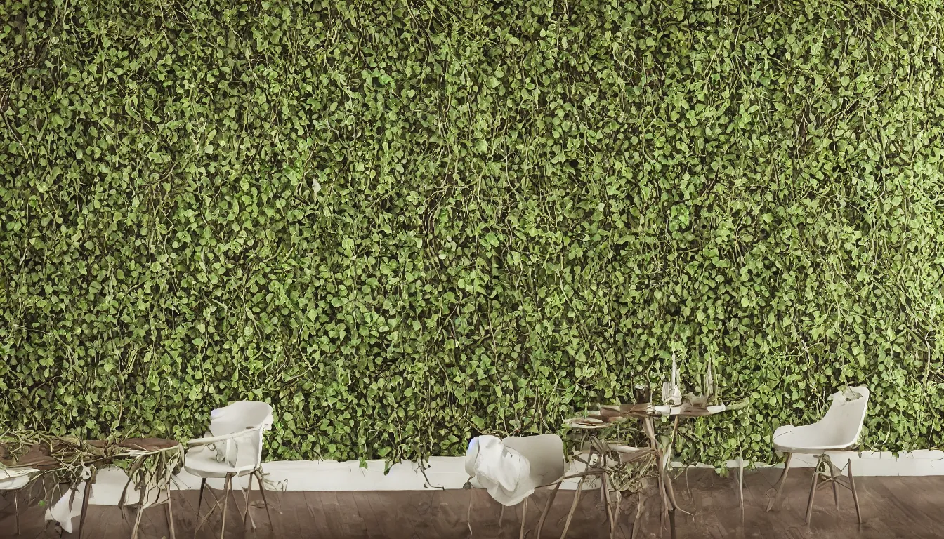 Image similar to tangled vines wall paper, highly detailed, dramatic lighting, organic, plants