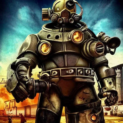 Image similar to amazing fallout poster